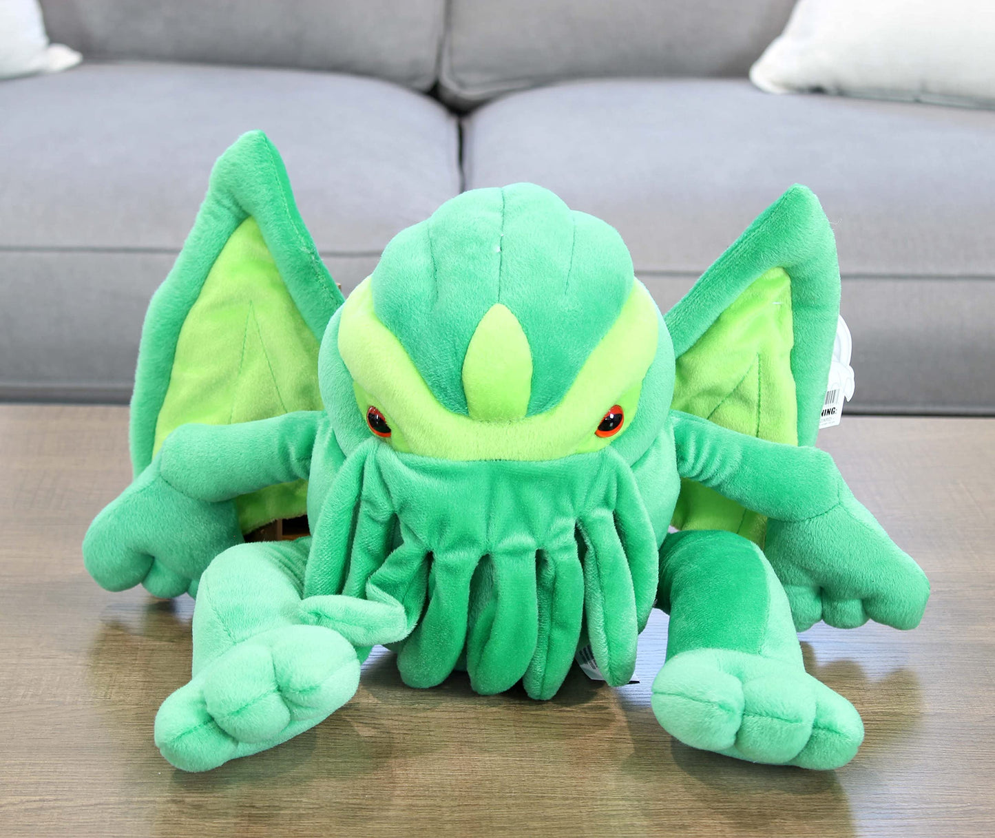 Toy Vault Cthulhu Plush - 16-Inch Stuffed Horror Monster Toy, Green, Model TV_12002