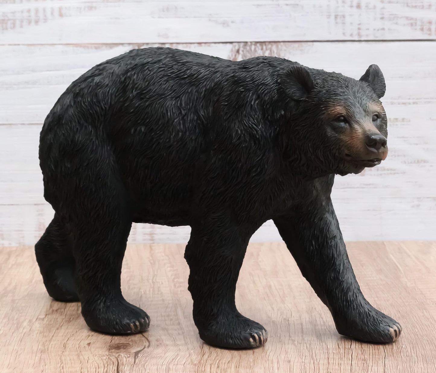 Ebros Gift 10' Long Realistic Roaming Black Bear Figurine Rustic Wildlife Forest Western Cabin Lodge Decor Bears Animal Sculpture
