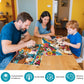 2 Pack 300 Piece Puzzle for Adults,Cute Dogs Cats Jigsaw Puzzle for Adults Teens,Large Piece Puzzle for Kids Ages 8-10 10-12,Glo