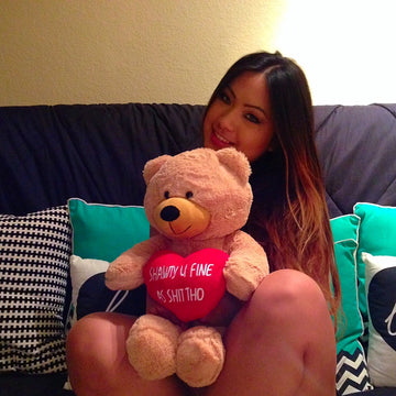 Hollabears Extra Large 16' Shawty U Fine Teddy Bear Funny And Cute Plush Gift