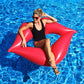 WEDDINGSTAR Giant Inflatable Pool Float Toy - Large Red Lips - Durable Polyvinyl Chloride