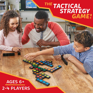 Qwirkle Board Game - Strategy Game For 2-4 Players Ages 6+ - Deluxe With Trays