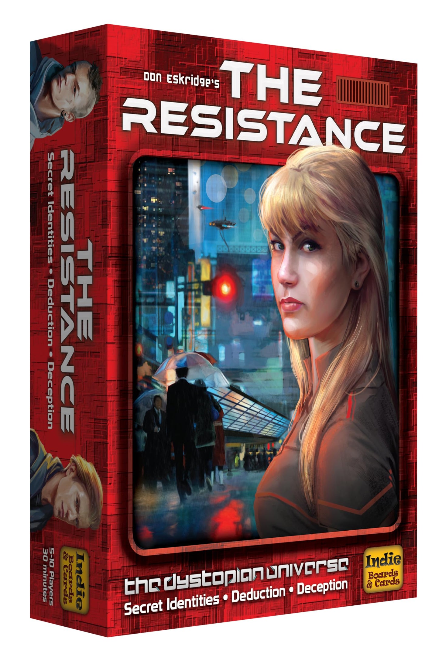 Indie Boards & Cards The Resistance Card Game - Social Deduction & Strategy for 5-10 Players Ages 13+, Cardboard, Model 331570