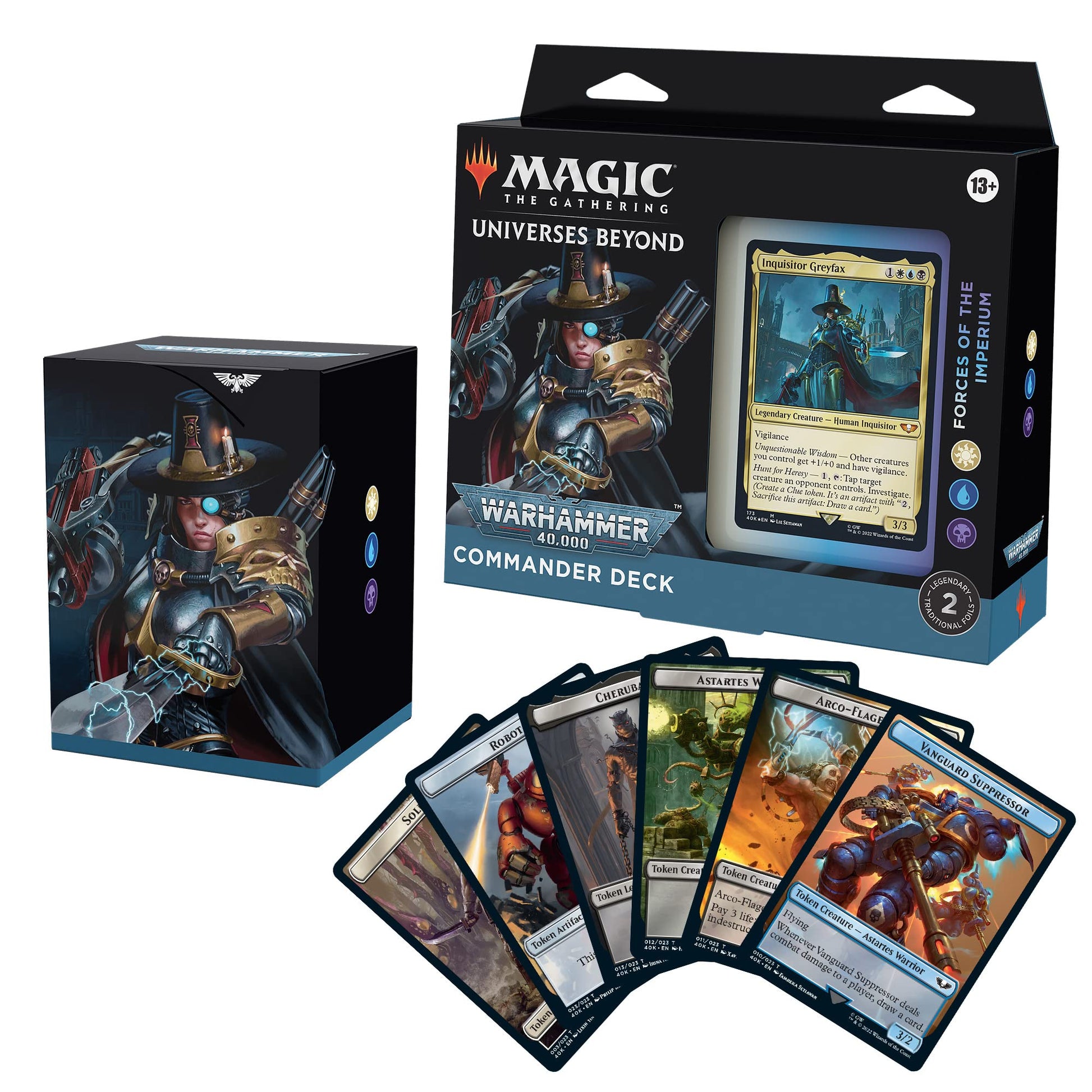 Magic: The Gathering Universes Beyond: Warhammer 40,000 Commander Deck – Forces Of The Imperium