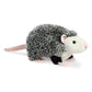 Aurora® Adorable Mini Flopsie™ Ozzie Opossum™ Stuffed Animal - Playful Ease - Timeless Companions - Black 6.5 Inches