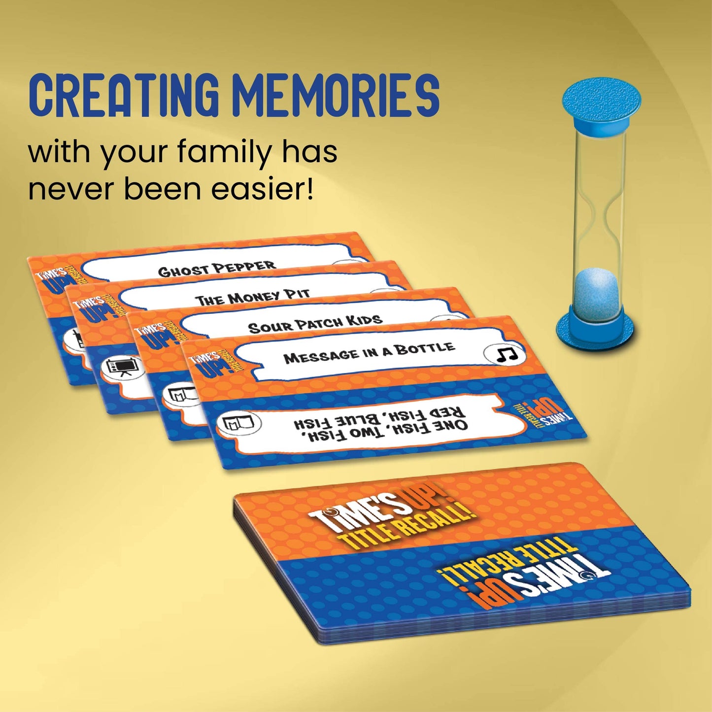 R&R Games Times Up!- Title Recall, Card Game, Charades Card Game