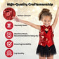 Dress Up America Boys Sequin Vest With Bowtie - Sparkly Costume Vest For Kids - Shiny Formal Party Outfit For Boys (Red)
