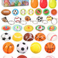 Easter Surprise Egg Toys - 32 Eggs with Balls Kids Party Favor School Classroom Prizes for Classmate Teens Boys Blind Mystery Bo