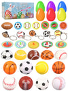Easter Surprise Egg Toys - 32 Eggs with Balls Kids Party Favor School Classroom Prizes for Classmate Teens Boys Blind Mystery Bo