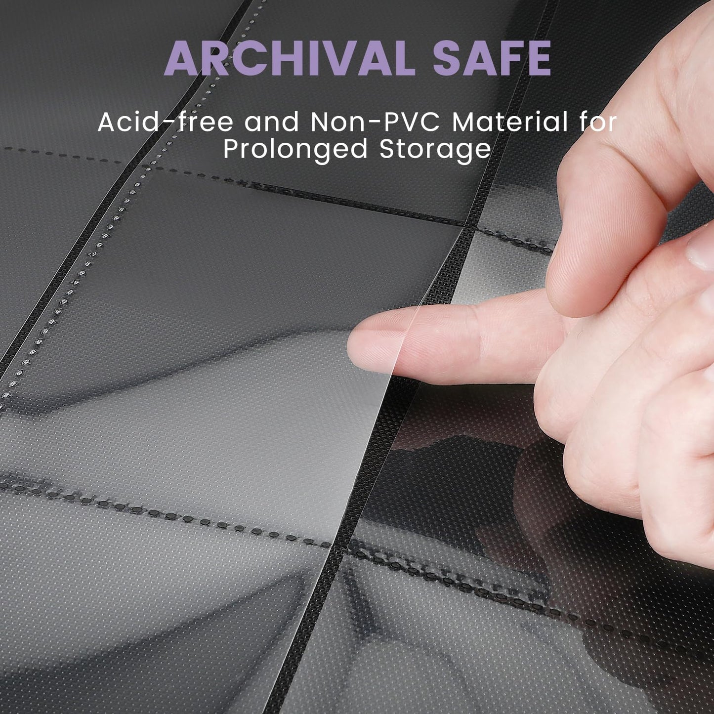 9 Pocket Card Binder  enhanced Ringless Trading Card Binder 360 Side Loading Pocket PU Card Collection Binder  Sturdy Collectible Card Albums Card Folder for MTG  TCG  Sports Cards  Game Cards-Purple