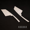 2Mm Titanium Alloys Air Dam Diffuser For Arrma 6S 1/7 Infraction/Limitless/Felony,Spark Maker Wheel Covers Lightweight Left And