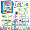 Gisgfim 50 Pairs Memory Matching Game Bible Concentration Games For Kids Educational A Fun & Fast Christian Bible Theme Memory M