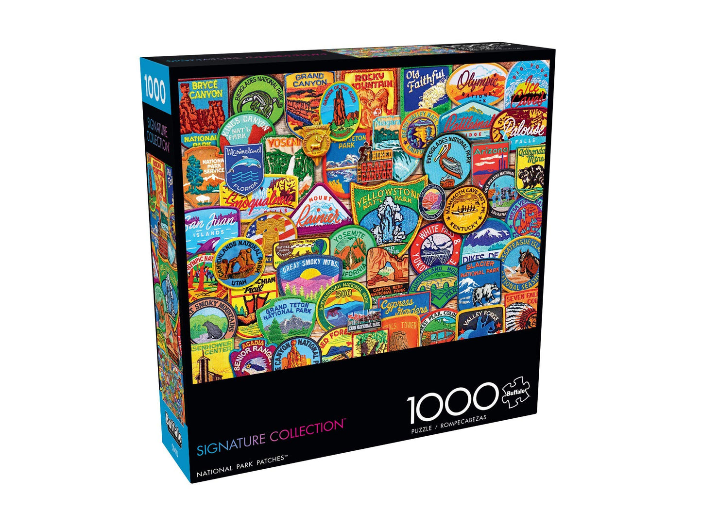 Buffalo Games 1000 Piece Jigsaw Puzzle - Lewis T. Johnson National Park Patches, Large, Multicolor, Model 1444, Perfect for Game Nights