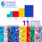Anksono Building Bricks 1000 Pieces Bulk Toys Kids Building Blocks Compatible With All Major Brands- Accessories With Wheels Tir