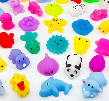 Jiaho 20 Pcs Mochi Squishy Toys Party Favors For Kids, Mini Kawaii Squishies Mochis For Kids, Sensory Squeeze Fidget Toys Bulk F