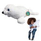 Ecobuddiez - Harp Seal From Deluxebase. 20 Inch Harp Seal Plush Toy. Eco Friendly Child Safe Seal Stuffed Animal Made From Recycled Plastic Bottles.