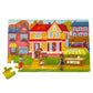 Upbounders- Fun Outside 48 Piece Floor Puzzle, Multicultural Beginner Jigsaw Puzzle With African American Children Boys Girls At Play, Ages 4+