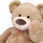 Anico Giant Plush Teddy Bear - 59" Light Brown, Embroidered Paws, Smiling Face, Polyester, Model SUVELAM