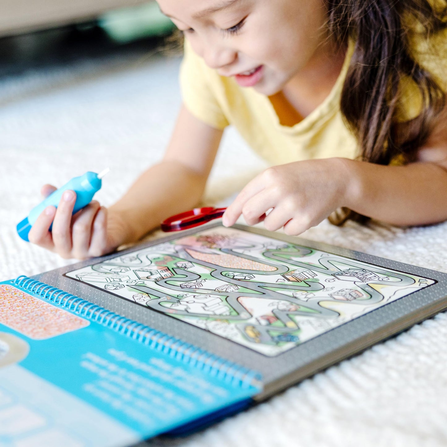 Melissa & Doug Water Wow Reusable Color-with-Water Deluxe Travel Activity Pad 2 Pack - Around Town, Animal Antics