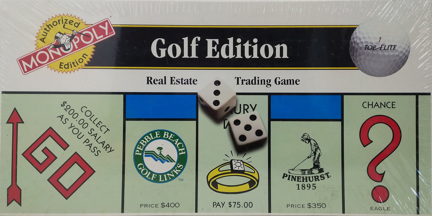 Hasbro MONOPOLY GOLF EDITION Game - Classic Cardboard Board Game, Fun for All Ages