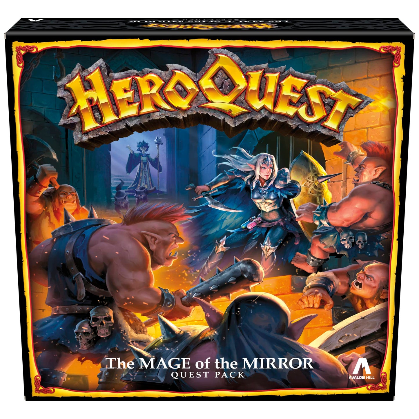 Heroquest The Mage of The Mirror Quest Pack  Roleplaying Game for Ages 14+  Requires HeroQuest Game System to Play
