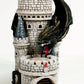 Forged Dice Co. Dragon’S Keep Dice Tower - Hand Painted Dice Rolling Tower Castle With Led Lights, Made From Heavy Duty Resin - Compatible With Dnd Accessories, D&D 5E, And Standard Rpg Dice (Red)
