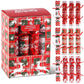 Atonofun 12 Pack Christmas No-Snap Party Table Favors with Christmas Character Design, with Party Hat, Joke Little Gift Inside, 