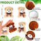 60 Pieces Mini Plush Bear Toys Bulk Soft Tiny Stuffed Bunny Doll Small Bear Animal Toys For Diy Keychain Gifts Thanksgiving Birt