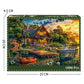 Tangcomplete - Holiday Cottages Puzzles For Adults 1000 Pieces, Jigsaw Puzzles For Adults 1000 Piece, Challenging Game Toys, Imp
