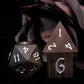 Hddais 7Pcs Wooden Polyhedral Dice Set, D&D Wood Dnd Dice Set With Metal Box For Dungeons And Dragons Role Playing Tabletop Game