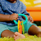 Bright Starts Silicone Teething Ring - BPA-Free Monkey, Leaf, Banana - For 3 Months+ - Model 13078