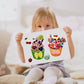 24 Sheets Cupcakes Stickers For Kids Treats And Sweets Sticker Sheets Make A Face Stickers For Birthday Party Mix And Match Dessert Cookies Stickers Party Favors