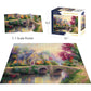 Northke 1000 Pieces Puzzle For Adults, Unique Shape Pieces Jigsaw Puzzles Letters On Back Difficult Challenging Brain Exercise F