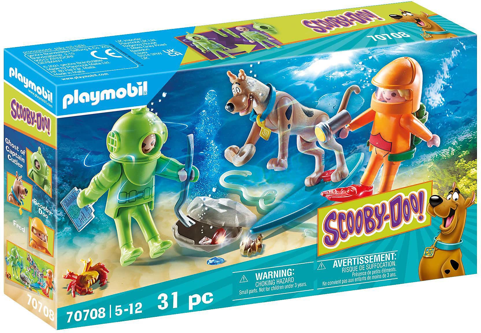 Playmobil Scooby-Doo! Adventure With Ghost Of Captain Cutler