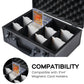 D DACCKIT Toploaders Storage Box - Hard Case for 3" x 4" 35pt Card Holders, Holds 600+ Top Loaders, Durable Plastic