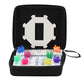 Double 12 Mexican Train Number Dominoes To Go Travel Size With Zip Up Case, Hub & 8 Domino Trains