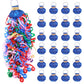 24pack No Mess Confetti Poppers Graduation,Party Poppers,Hand Throw Streamer Poppers.Magic Paper Cracker for Easter Celebration 