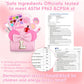 dadop Kids Non-Toxic Makeup Set for Girls 3-10, Personalized Purse, Fun Pretend Play - Large