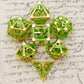 DND Dice,HNCCESG Metal D&D Dice of 7pc,Dungeons and Dragons Dice Set Polyhedral Dice Role Playing Dice Set Hollow Dice Gaming D