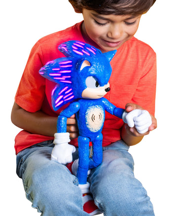 Sonic The Hedgehog 3 Ultimate Talking Sonic 12-Inch Figure, Features 30+ Iconic And Humorous Phrases And Sounds From The Movies,