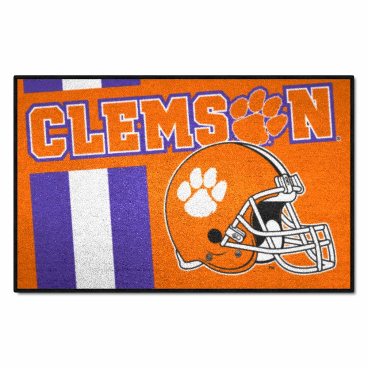 FANMATS 18738 Clemson Tigers Starter Mat Accent Rug - 19in. x 30in. | Sports Fan Home Decor Rug and Tailgating Mat Uniform Desig