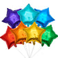 18 Inch Star Foil Balloons, 21Pcs Balloons For Party Decoration