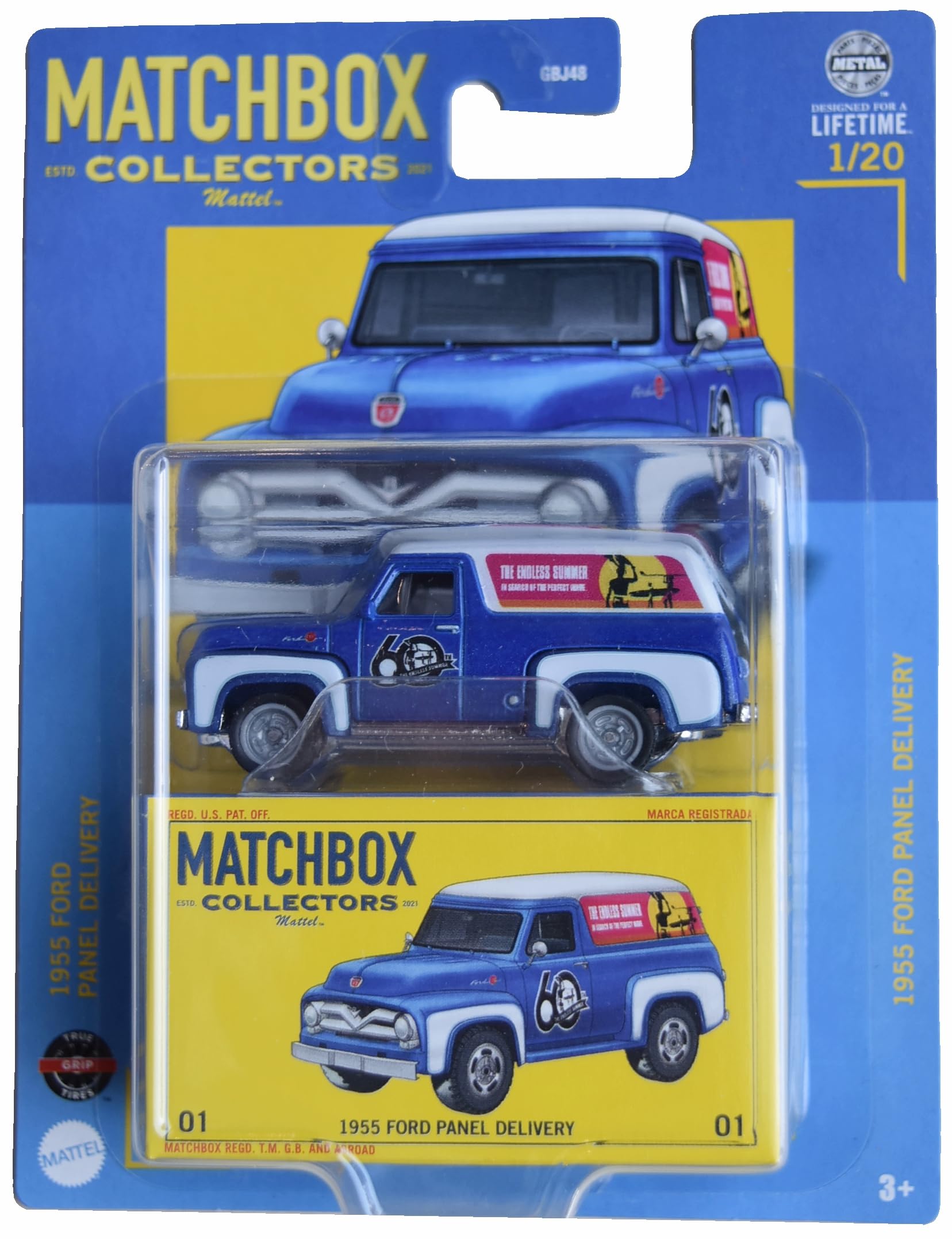 Matchbox 1955 Ford Panel Delivery, Collectors 1/20 [Blue]