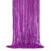 24PCS Mardi Gras Beads, Purple Bead Necklace Party Favors, 33'' Halloween Necklaces Women Men Set, Festival Parade Events Throw