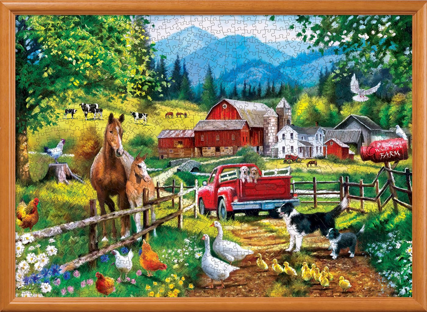 White Dove Farm 1000 Pc