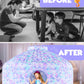 Skywin Inflatable Air Tent Fort for Kids - Large Mermaid Playhouse with Door, Purple, Polyester, Easy Setup and Storage