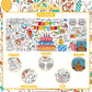 Giant Coloring Poster For Classroom Wall - Versatile 31.5 X 72 Inches Birthday Activity Poster/Table Cover, School Parties, Birt