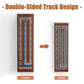 Hdsahdok Wooden Cribbage Board Game Set  Double-Sided 3 and 4 Track Cribbage Board  with Magnetic Lock / 12Pcs Metal Pegs / 2 Playing Cards/Larger Storage Area  Family Game Sets for mature-themed
