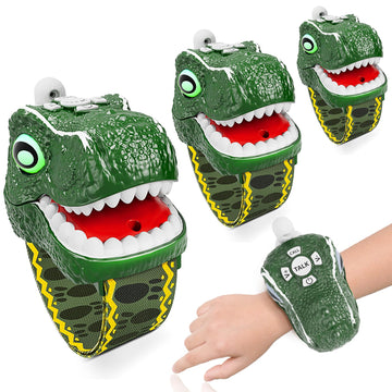 Dinosaur Walkie Talkies for Kids 3 Pack Camping Gear T-Rex Outdoor Toys for Boys Girls Age 3-12 Year Old 3 Channel Long Range Bi