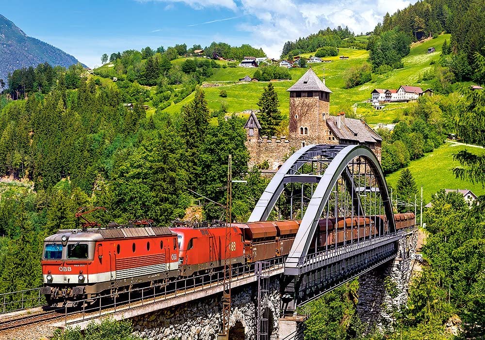Castorland 'Train On The Bridge Puzzle (500 Piece)